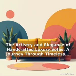 Artistic representation for The Artistry and Elegance of Handcrafted Luxury Sofas: A Journey Through Timeless Design