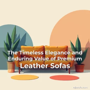 Artistic representation for The Timeless Elegance and Enduring Value of Premium Leather Sofas