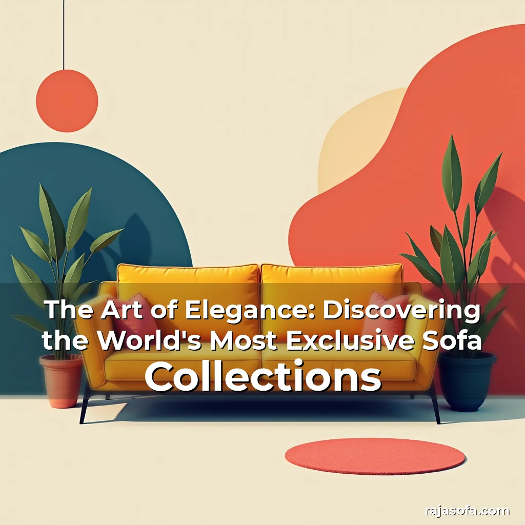 Read more about the article The Art of Elegance: Discovering the World’s Most Exclusive Sofa Collections