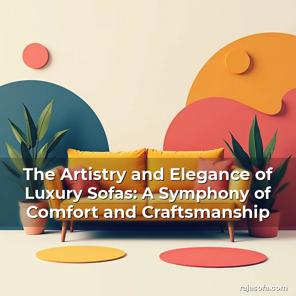 Read more about the article The Artistry and Elegance of Luxury Sofas: A Symphony of Comfort and Craftsmanship